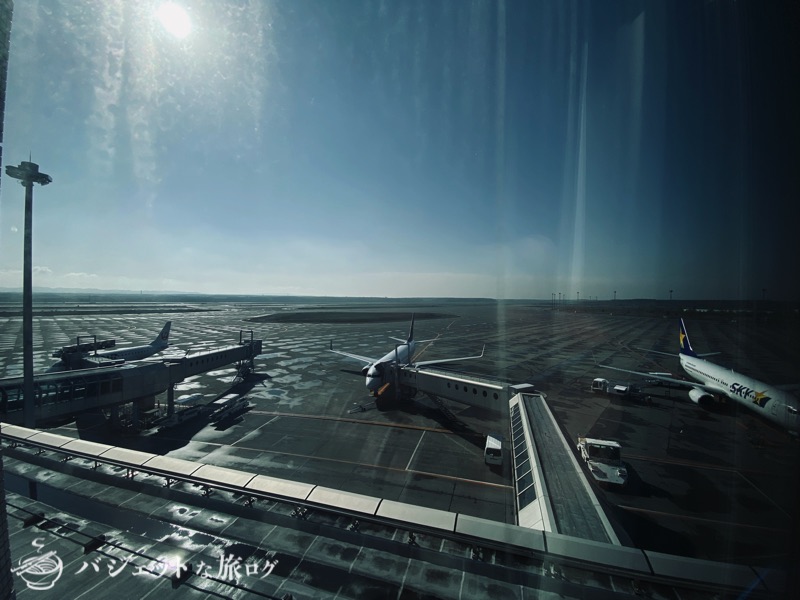 新千歳空港「エアターミナルホテル」ブログレビュー（客室の窓からの風景）