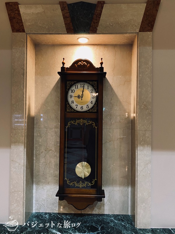 新千歳空港「エアターミナルホテル」ブログレビュー（古い壁掛け時計）
